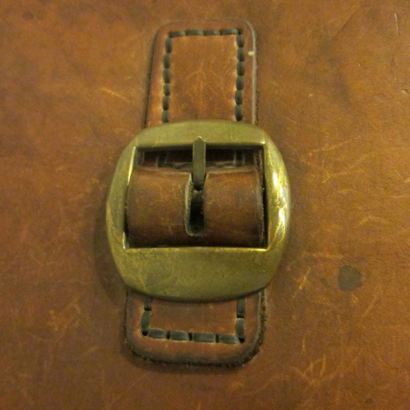 Tan Leather Messenger Postman Style Satchel Backpack main image 8